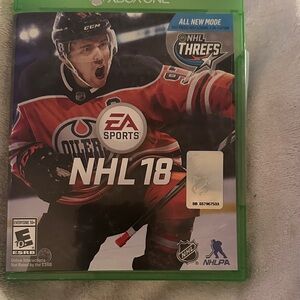 EA Sports NHL 18 for Xbox One - Green Case